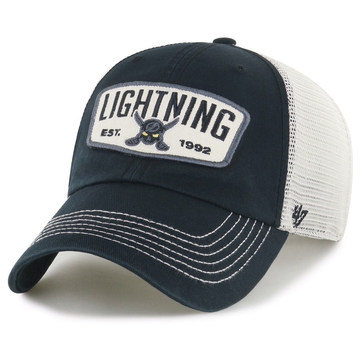 Tampa Bay Lightning '47 Gasparilla Adjustable Carver Clean Up Hat