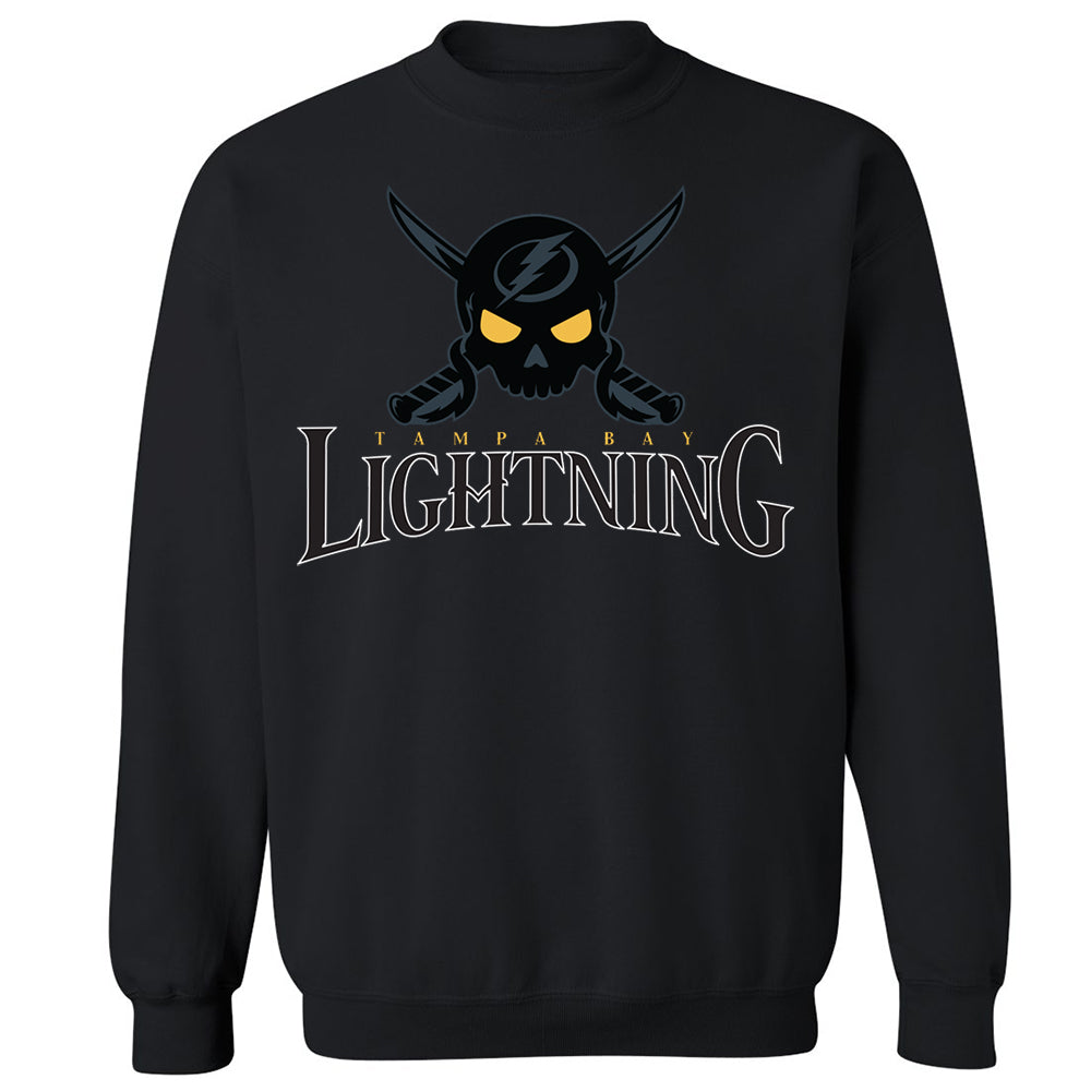 Tampa Bay Lightning Gasparilla Black Crewneck Sweatshirt