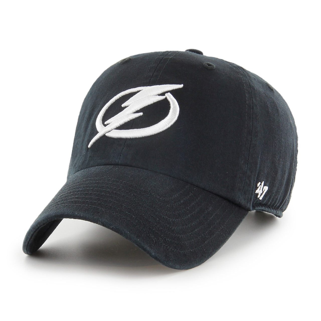Tampa Bay Lightning '47 Black Adjustable Clean Up Hat