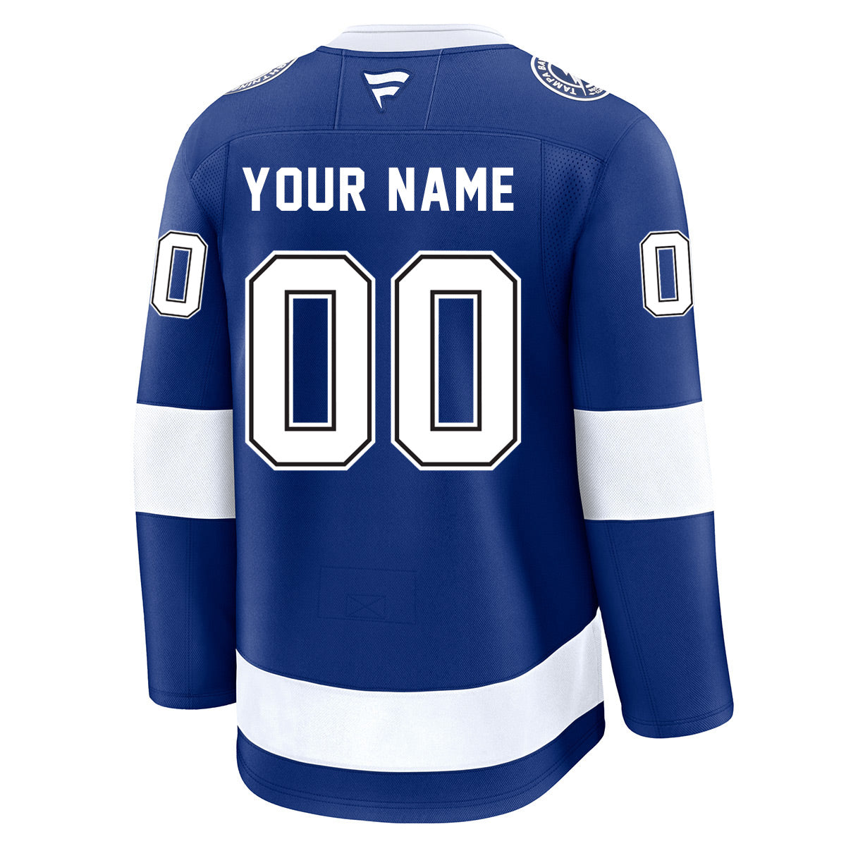 Tampa Bay Lightning Fanatics Custom Premium Home Blue Jersey