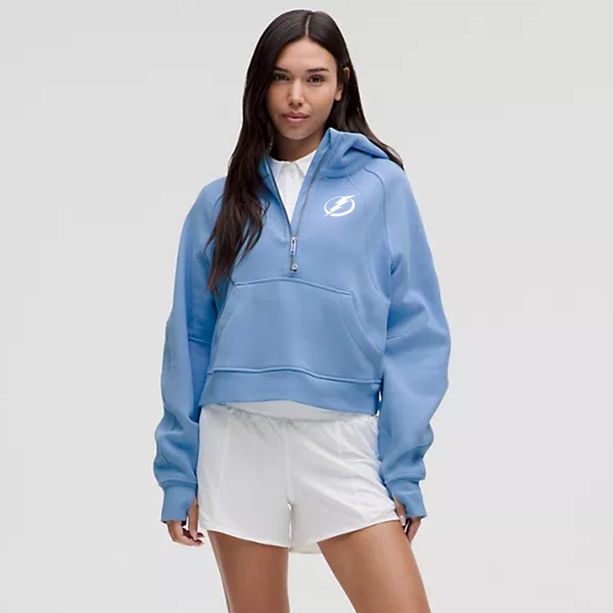 Women's Tampa Bay Lightning lululemon Proud Cloud Half Zip Oversized Scuba Hood