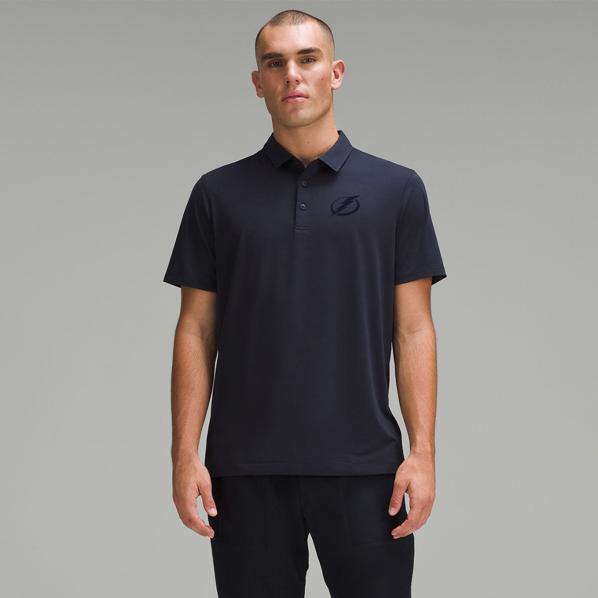 Men's Tampa Bay Lightning lululemon Nautical Navy Evolution Polo