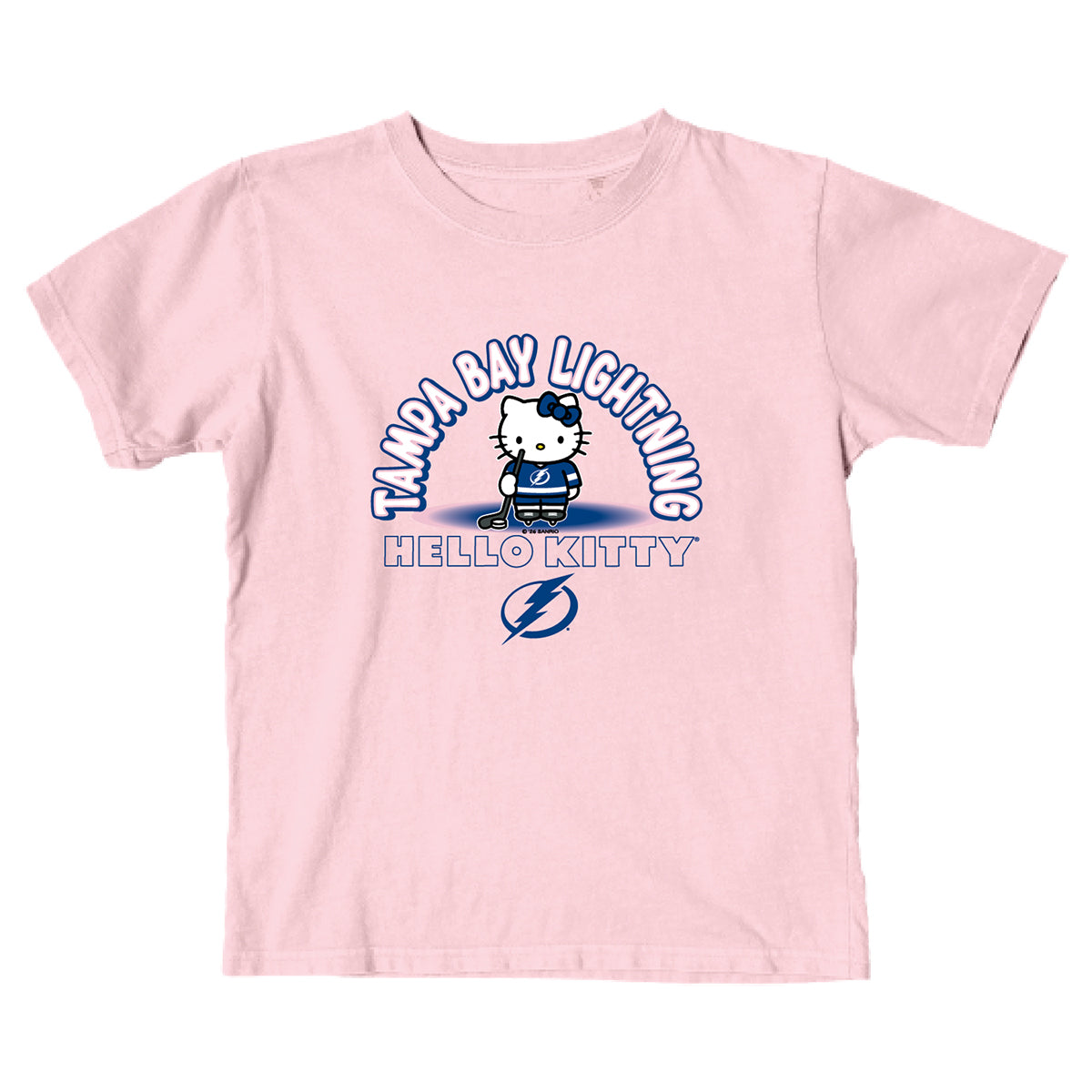 Youth Tampa Bay Lightning Hello Kitty Pink Tee