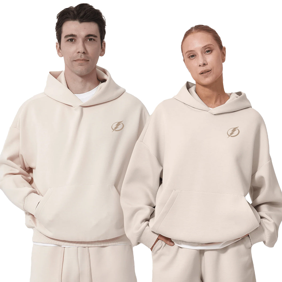 Tampa Bay Lightning Levelwear Luxe Collection Sand Pullover Hoodie