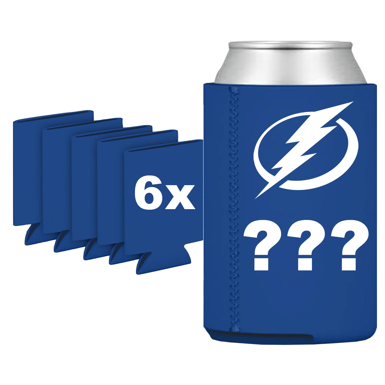 Tampa Bay Lightning 12oz Can Cooler Mystery 6-Pack