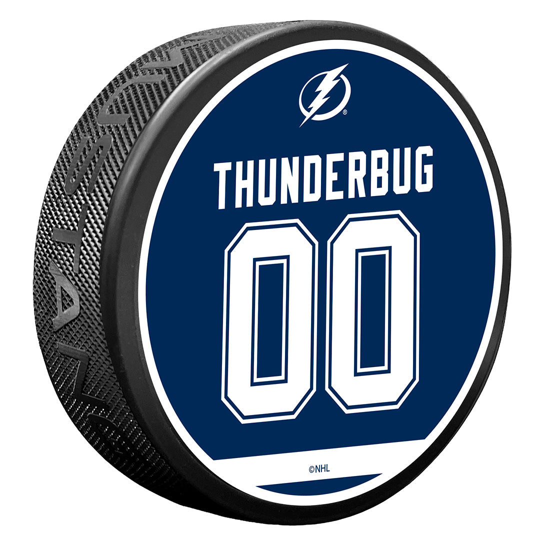 Tampa Bay Lightning ThunderBug Jersey Puck