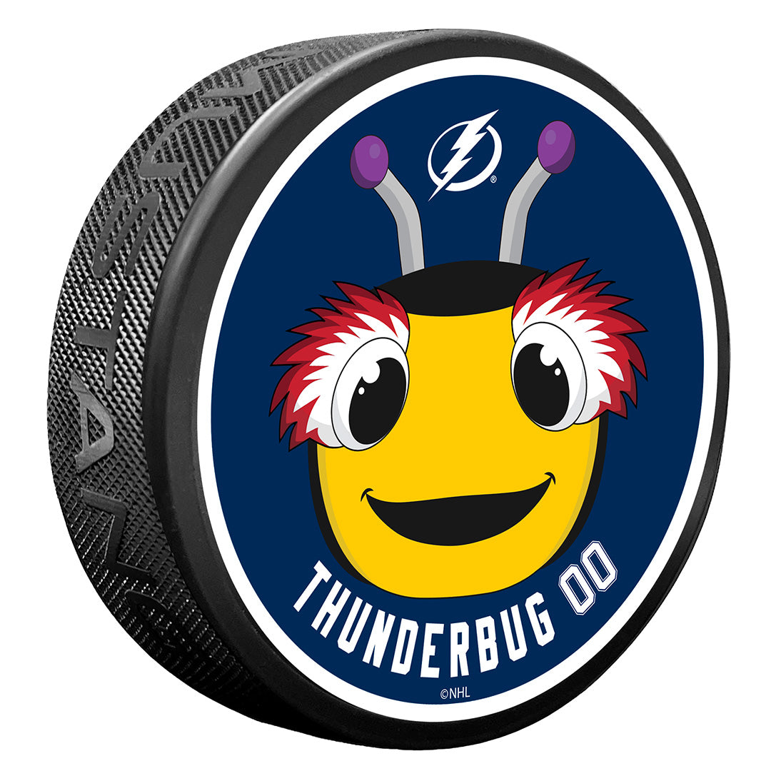 Tampa Bay Lightning ThunderBug Mascot 3D Embossed Puck