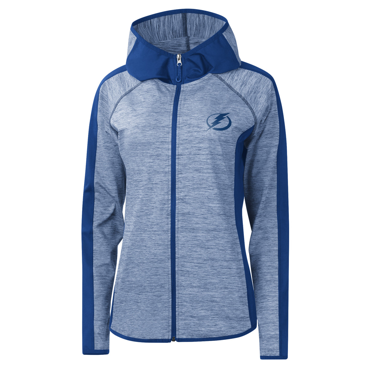 Women's Tampa Bay Lightning Space Dyed Jersey Full Zip Hoodie (XL ONLY)