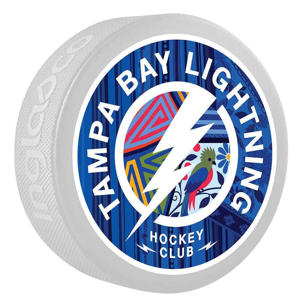 Tampa Bay Lightning Limited Edition Noche Latina Puck