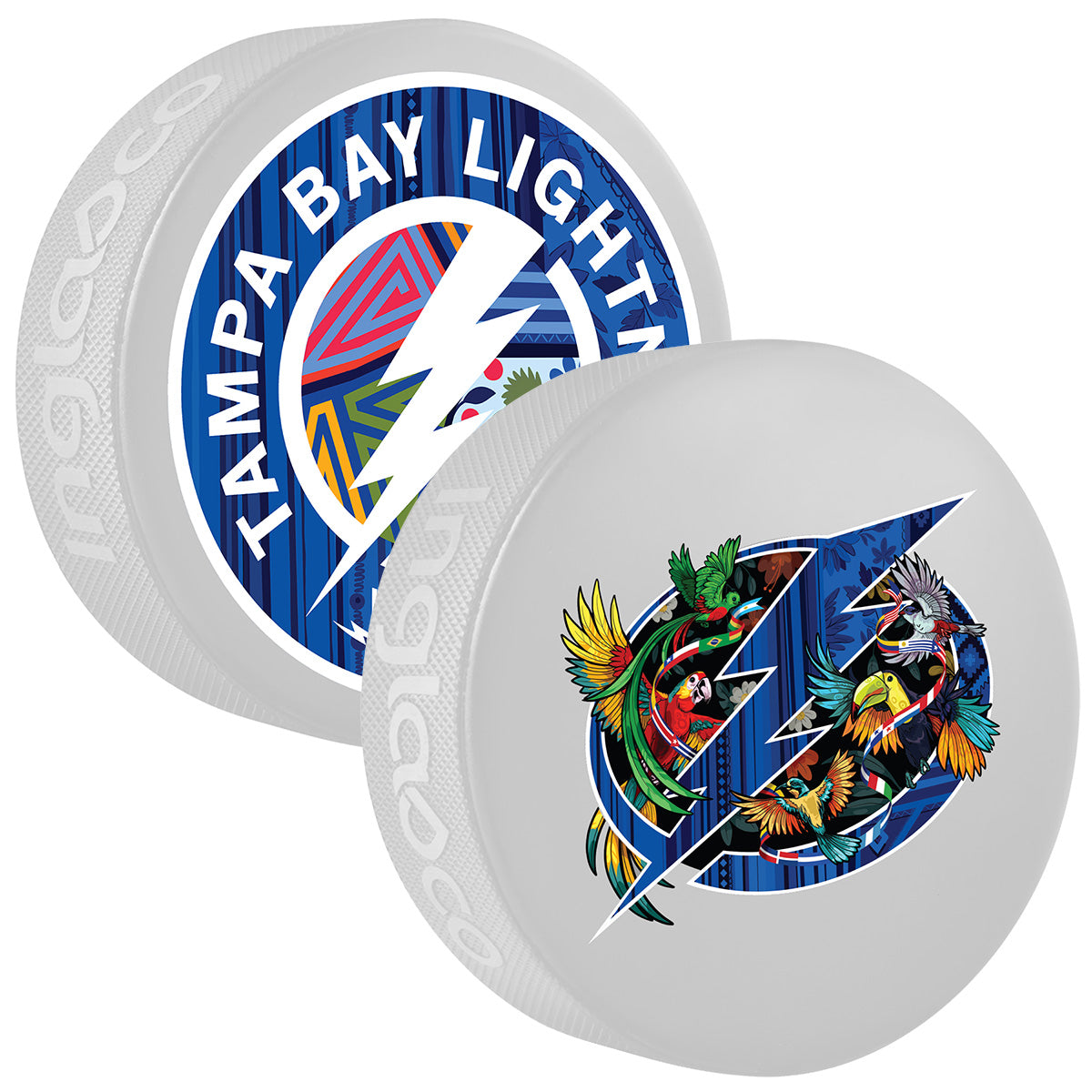Tampa Bay Lightning Limited Edition Noche Latina Puck