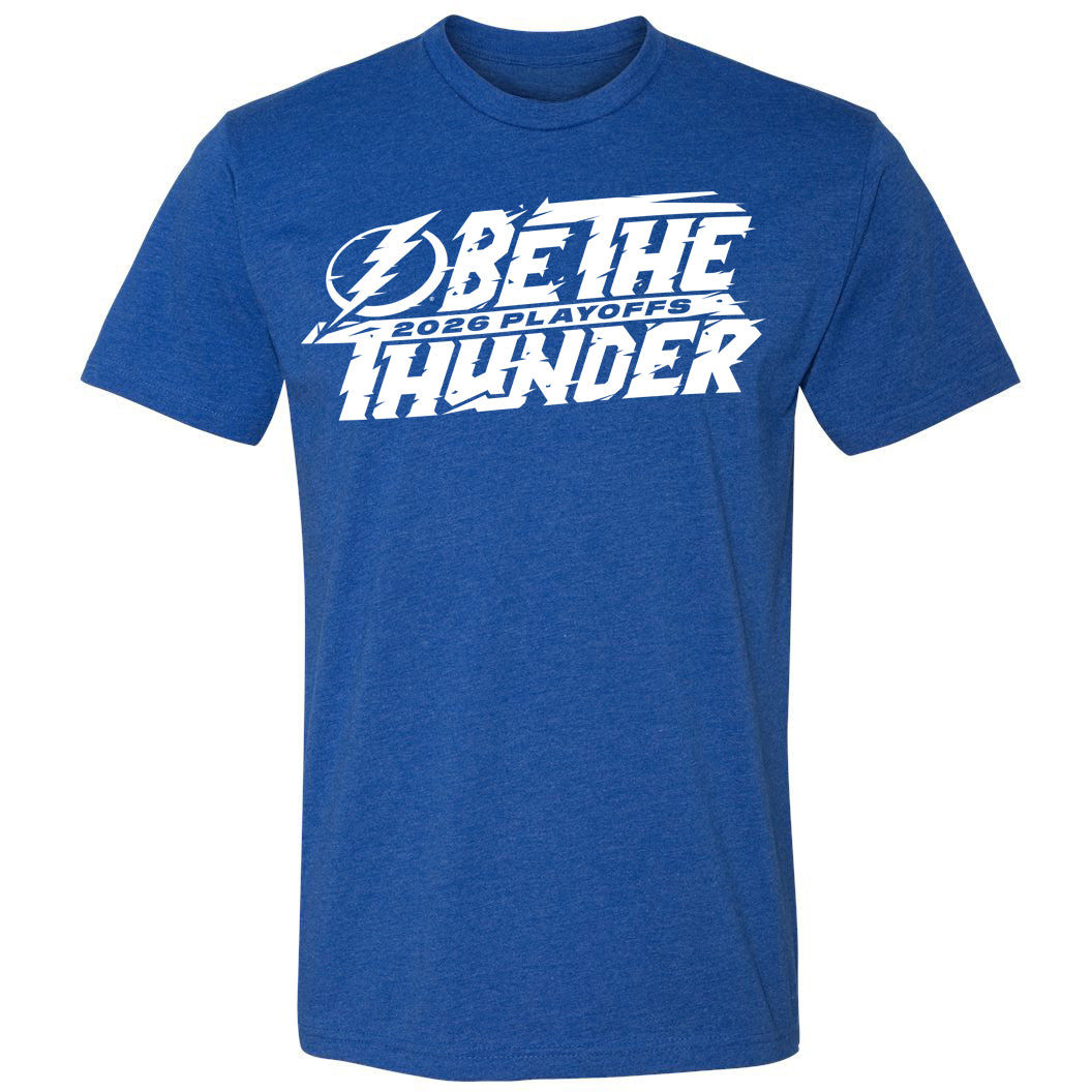 Men's Tampa Bay Lightning 2026 Playoffs Be The Thunder Tee