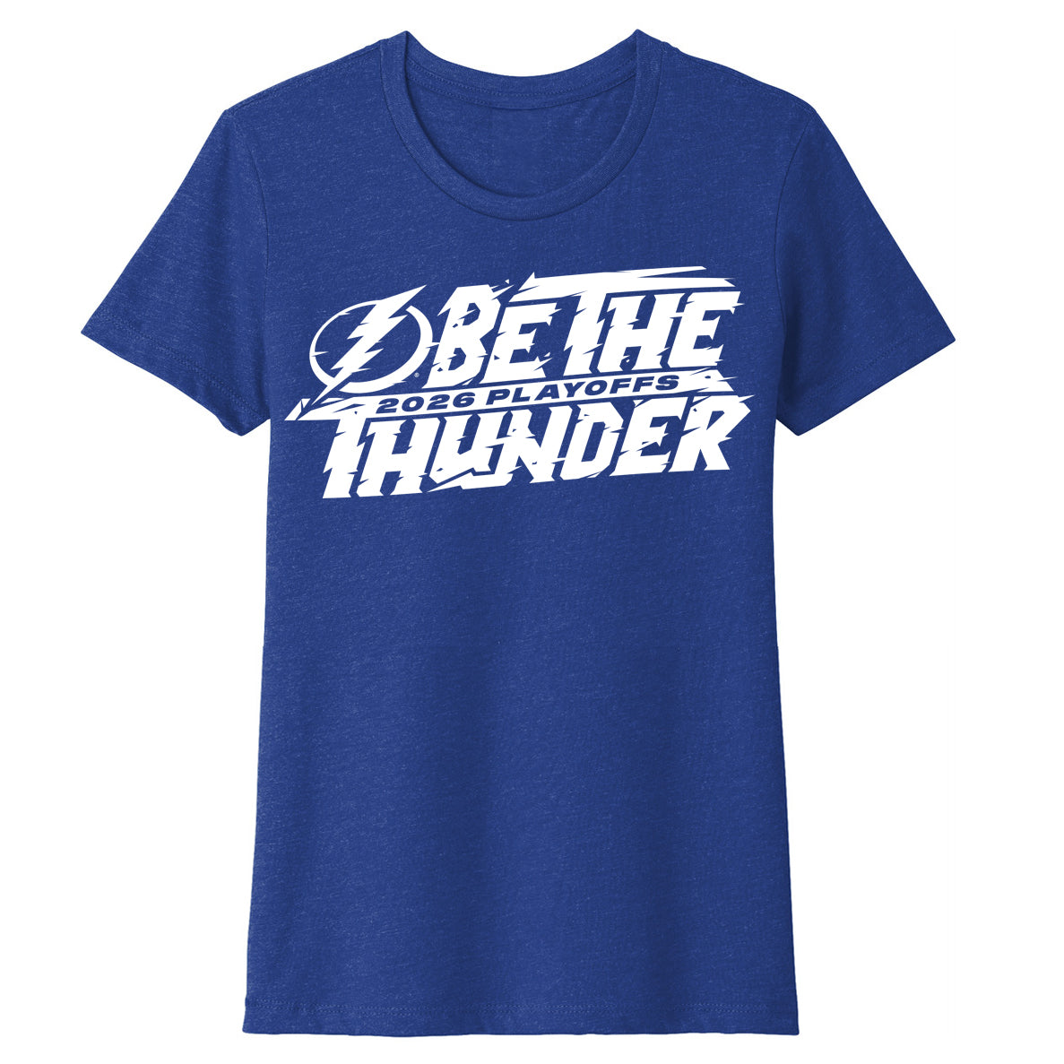 Women's Tampa Bay Lightning 2026 Playoffs Be The Thunder Tee