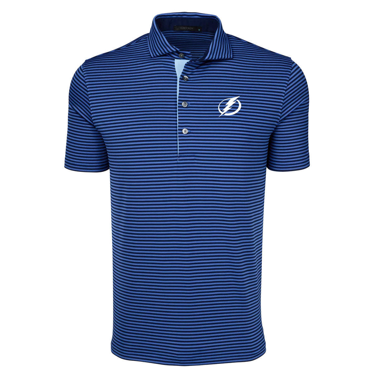Men's Tampa Bay Lighting Greyson Quogue Blue Polo