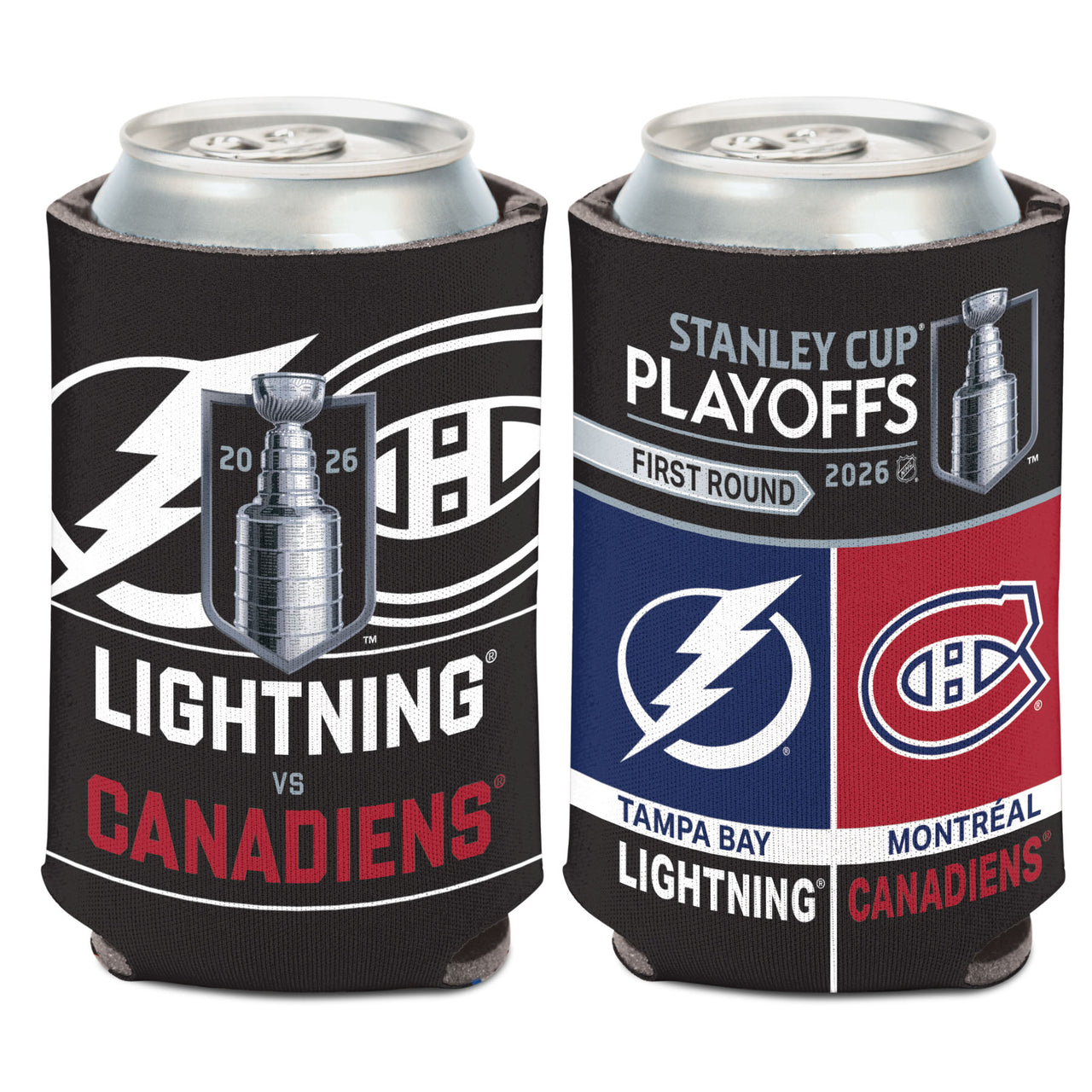 Tampa Bay Lightning 2026 Playoffs Lightning vs. Canadiens Round 1 Match-up 12oz Can Cooler