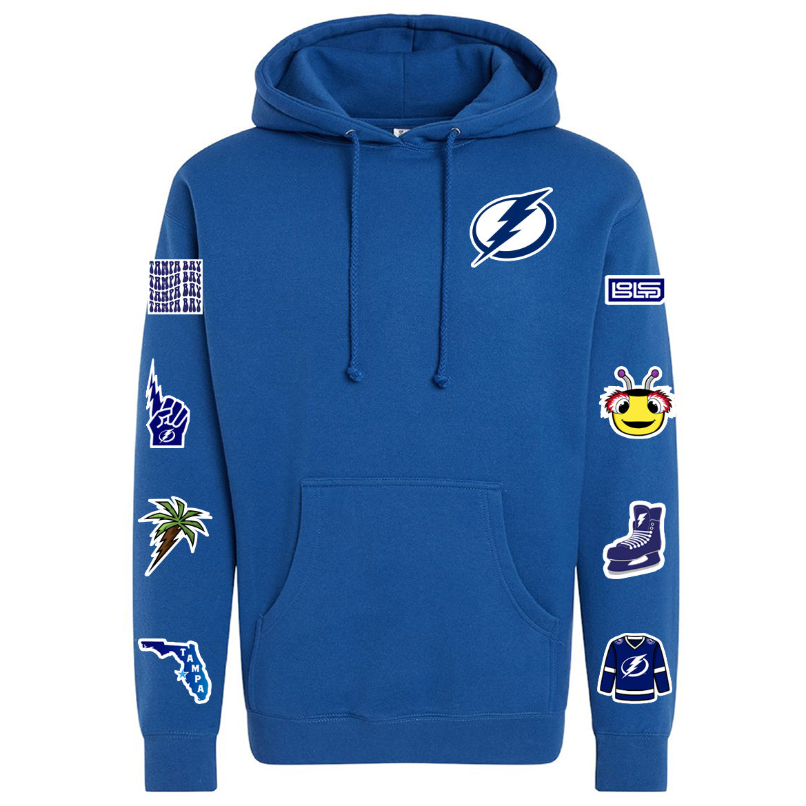Tampa Bay Lightning x BROdenim Royal Blue Hoodie