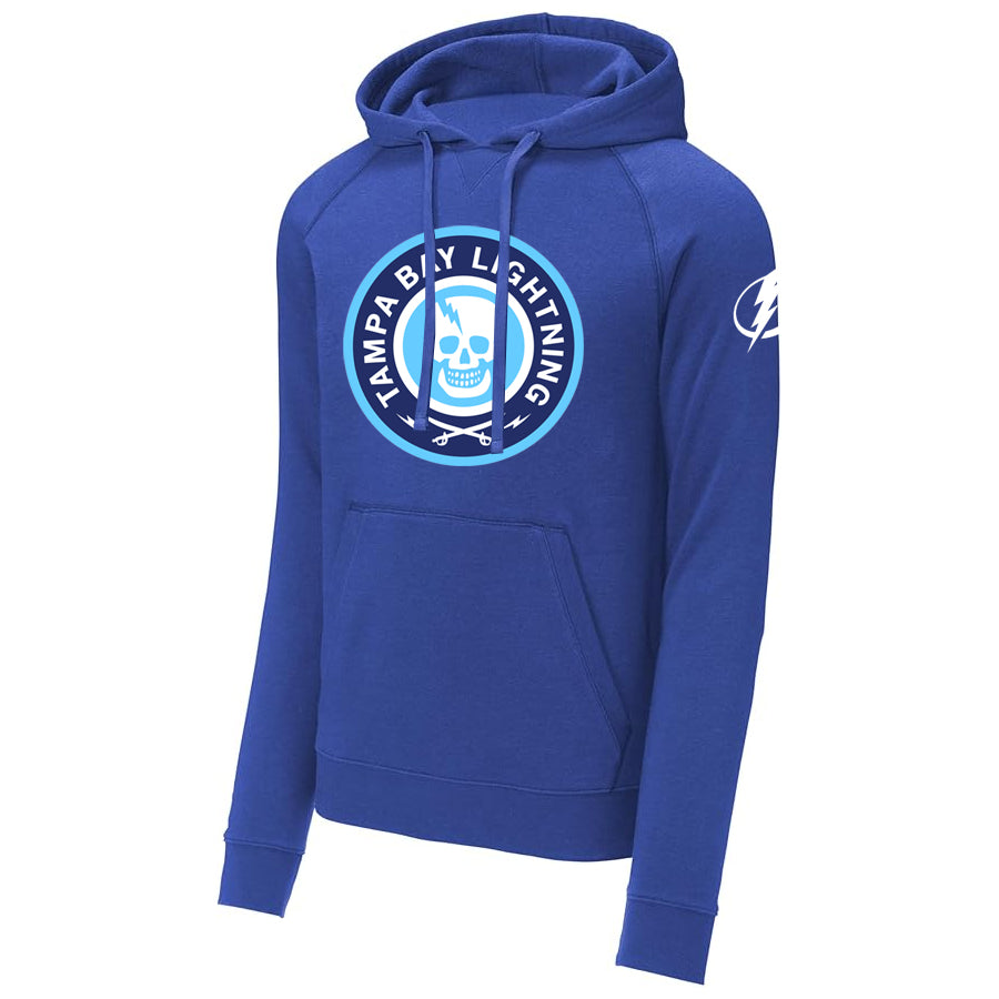 Men's Tampa Bay Lighting 2026 NHL Stadium Series Royal Blue Skull Logo Hoodie