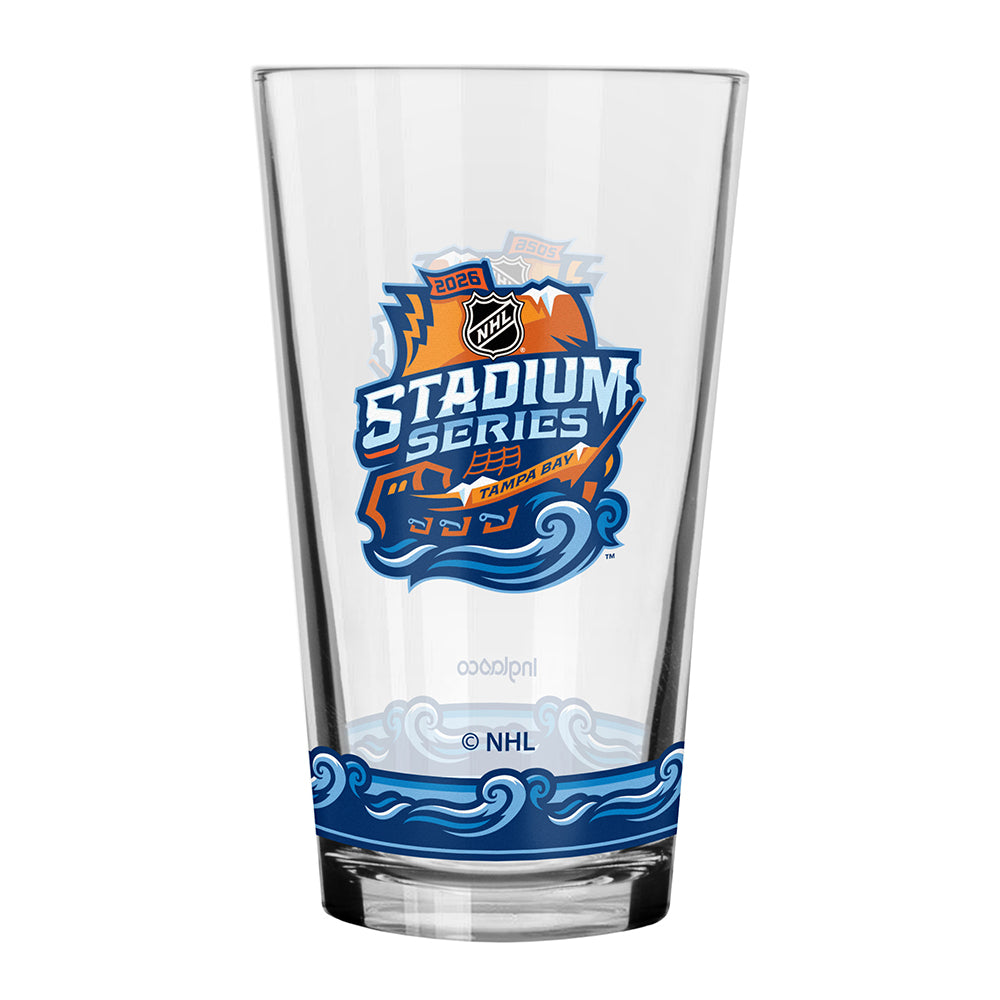2026 NHL Stadium Series 16oz Event Logo Pint Glass