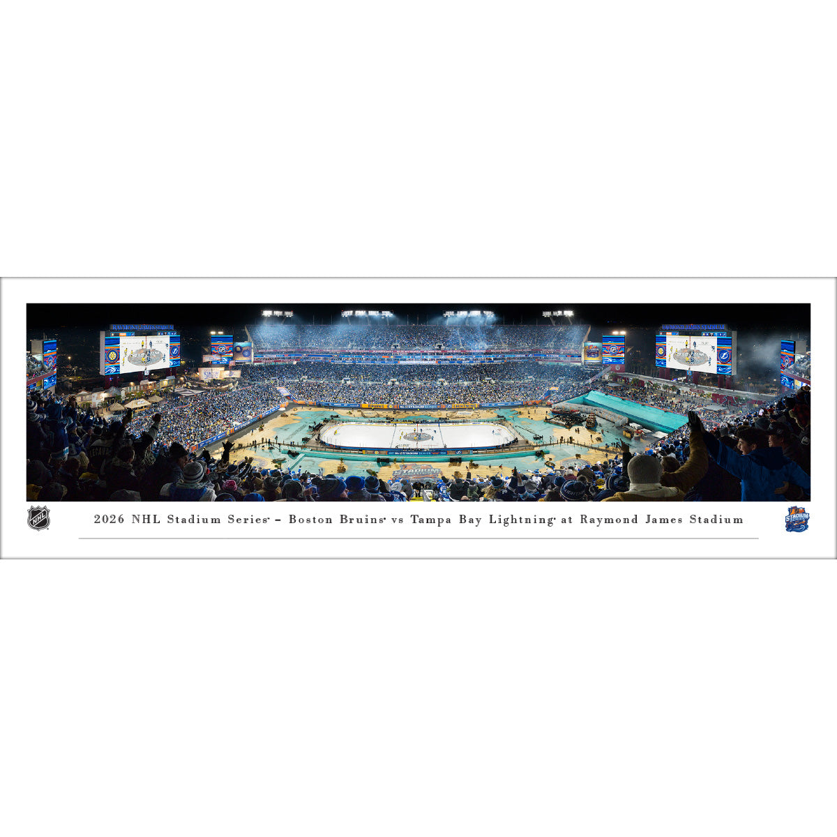 Tampa Bay Lightning 2026 Stadium Series Blakeway Panorama Photo - Tubed