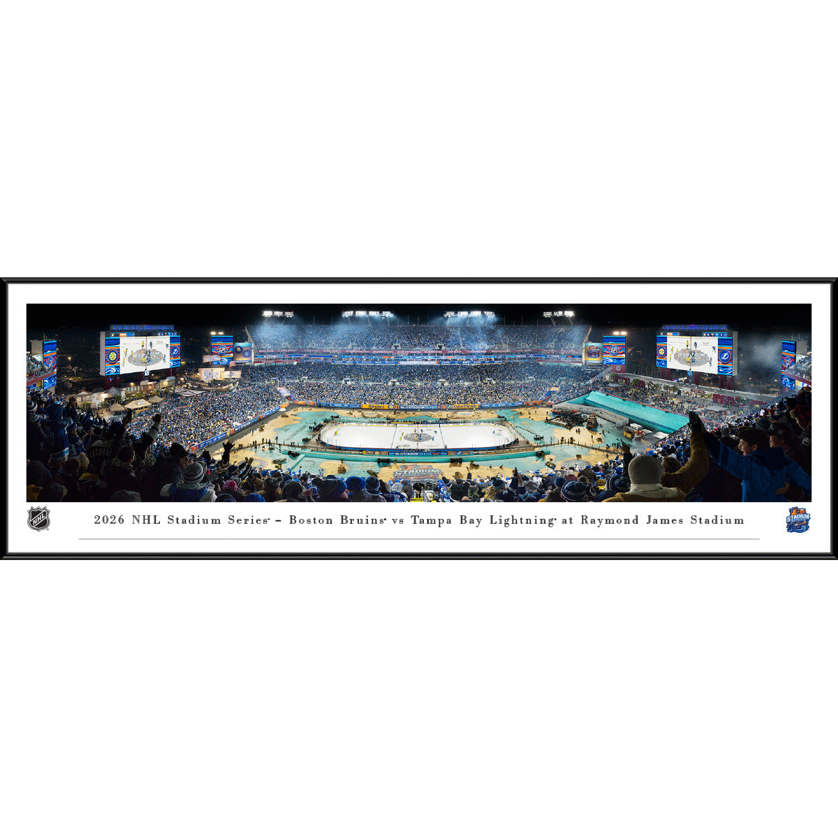 Tampa Bay Lightning 2026 Stadium Series Blakeway Framed Panorama - Standard Frame