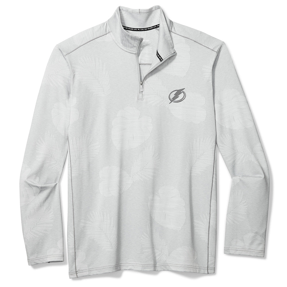 Men's Tampa Bay Lighting Tommy Bahama Sport Delray Frond 1/4 Zip