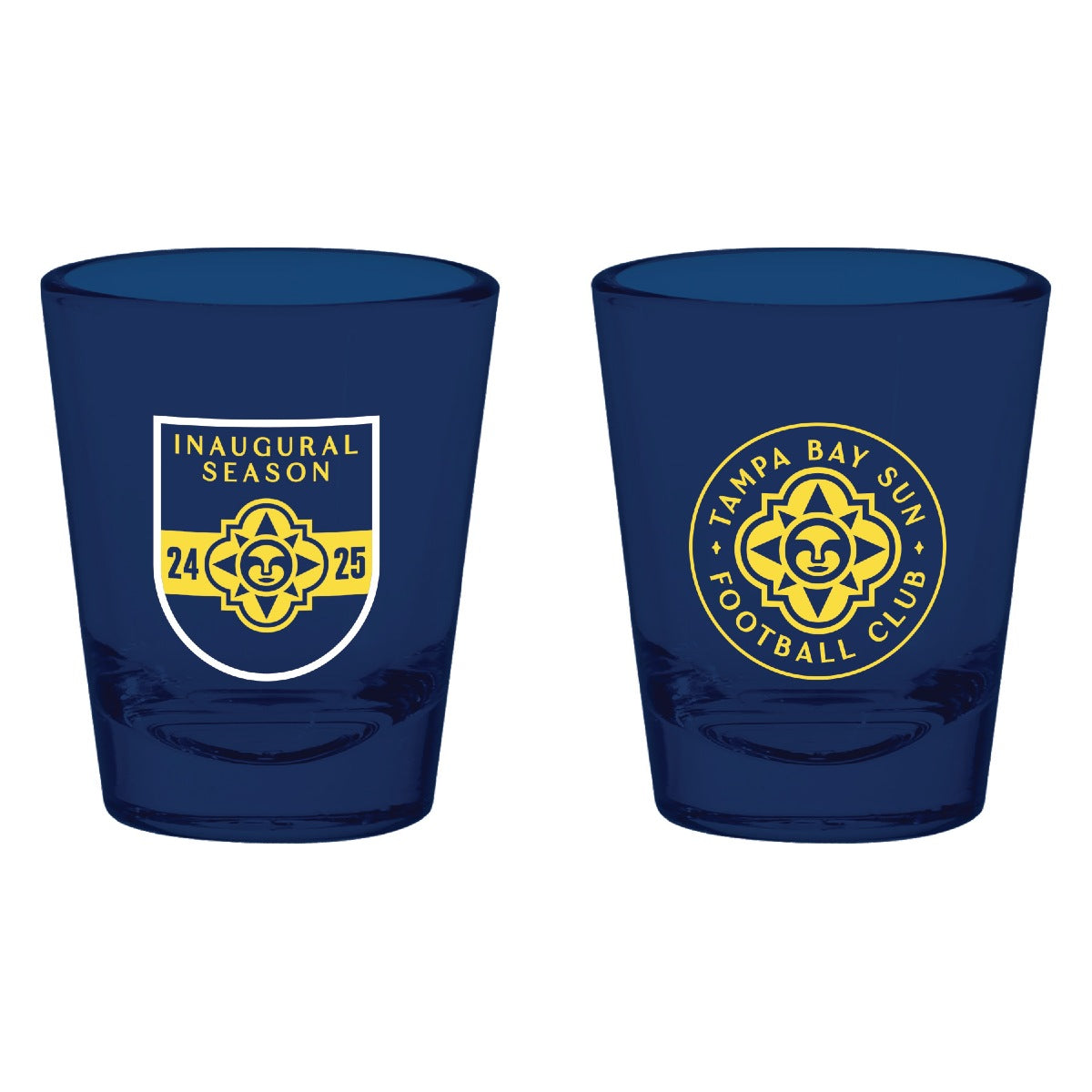 Tampa Bay Sun FC Inaugural Season Double Sided Shot Glass