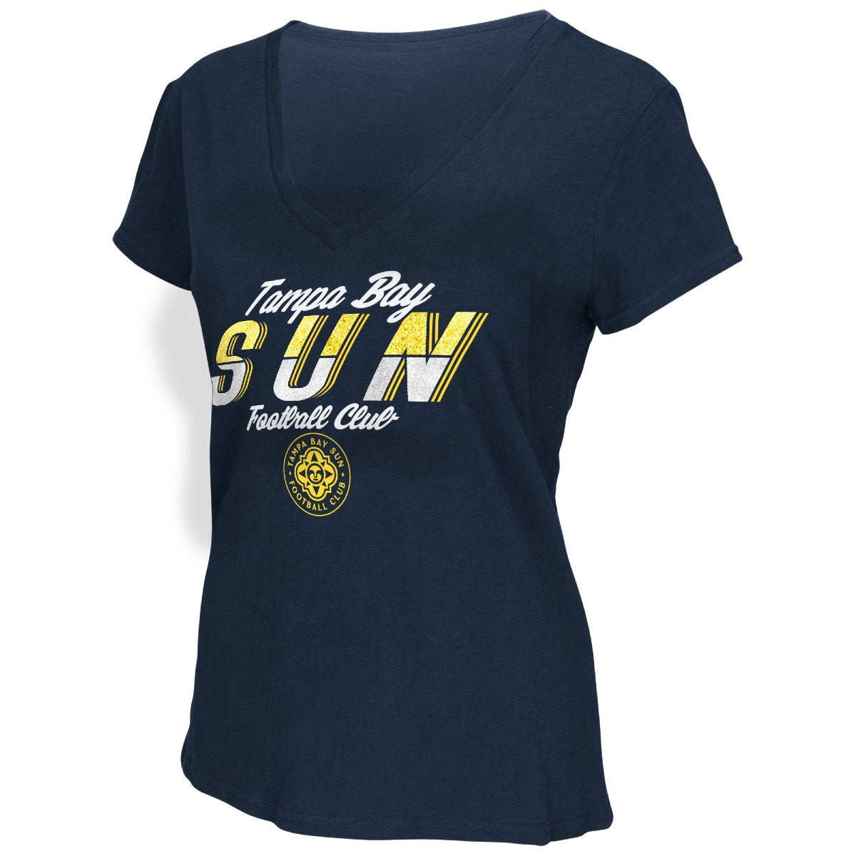 Women's Tampa Bay Sun FC Glitter Embellished Short Sleeve Tee