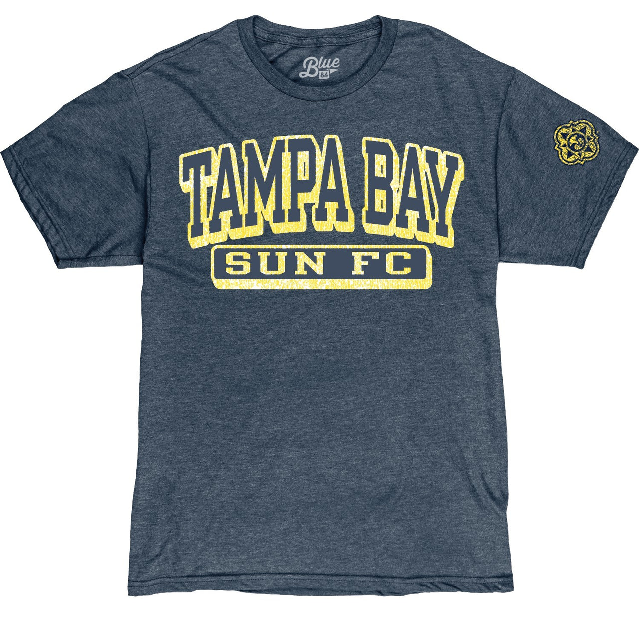 Unisex Tampa Bay Sun FC Blue84 Malibu Tri-blend Graphic Tee