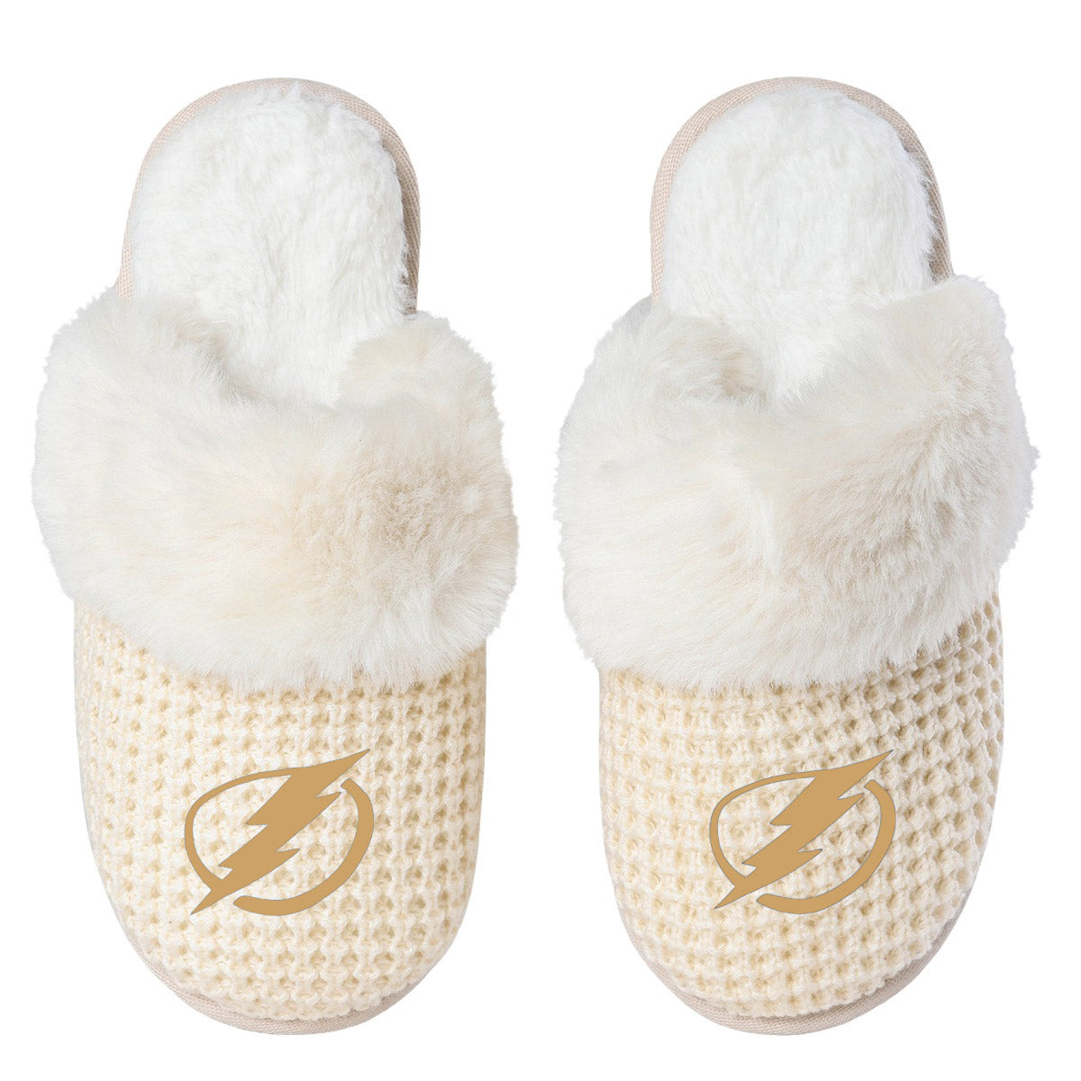 Women's Tampa Bay Lightning Cream Puff Slippers