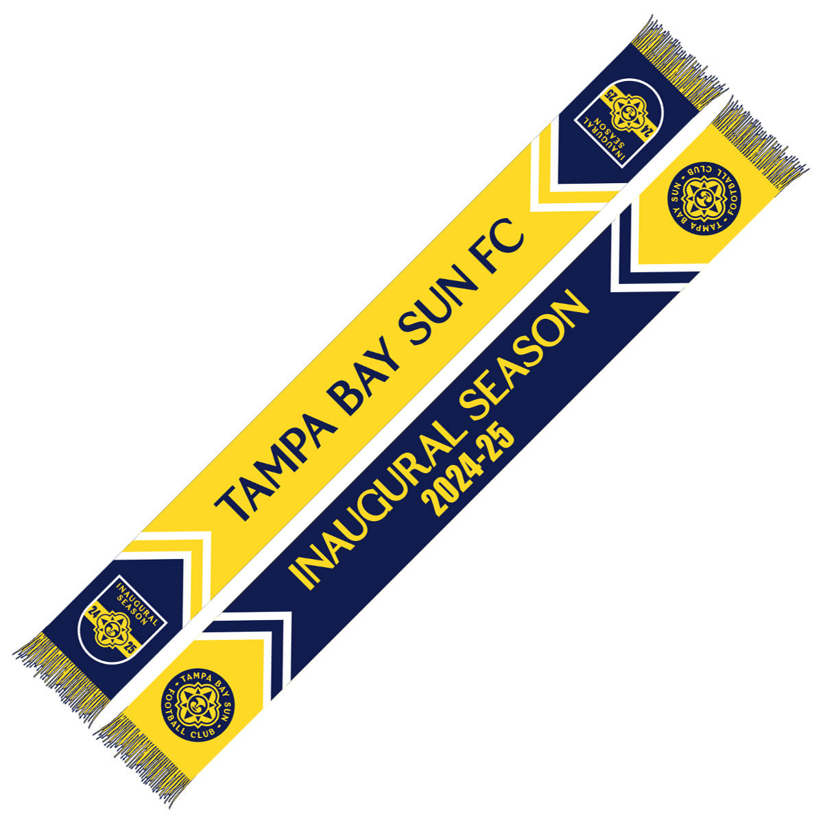 Tampa Bay Sun FC Double-sided Sublimated Inaugural Season Scarf