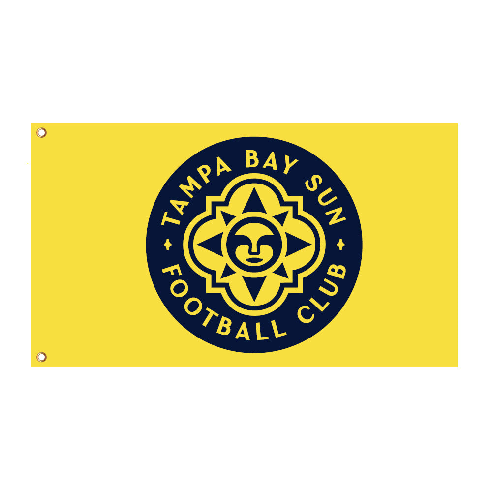 Tampa Bay Sun FC Yellow 3x5 Flag