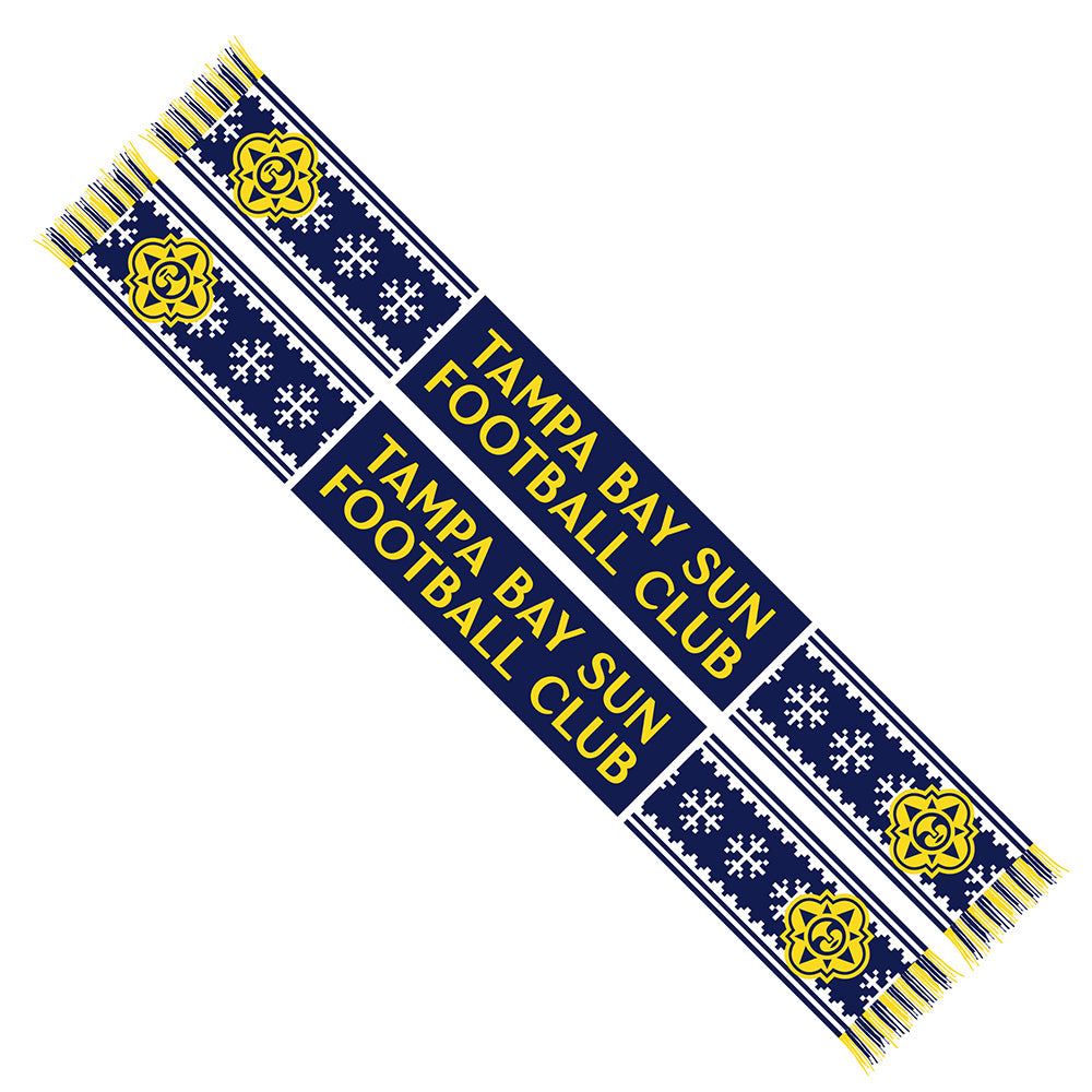 Tampa Bay Sun FC Double-sided Ultra Soft Holiday Scarf