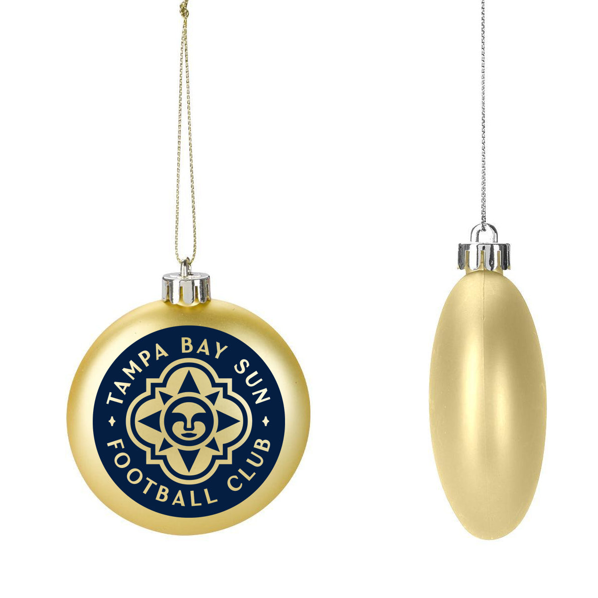 Tampa Bay Sun FC Shatterproof Holiday Ornament