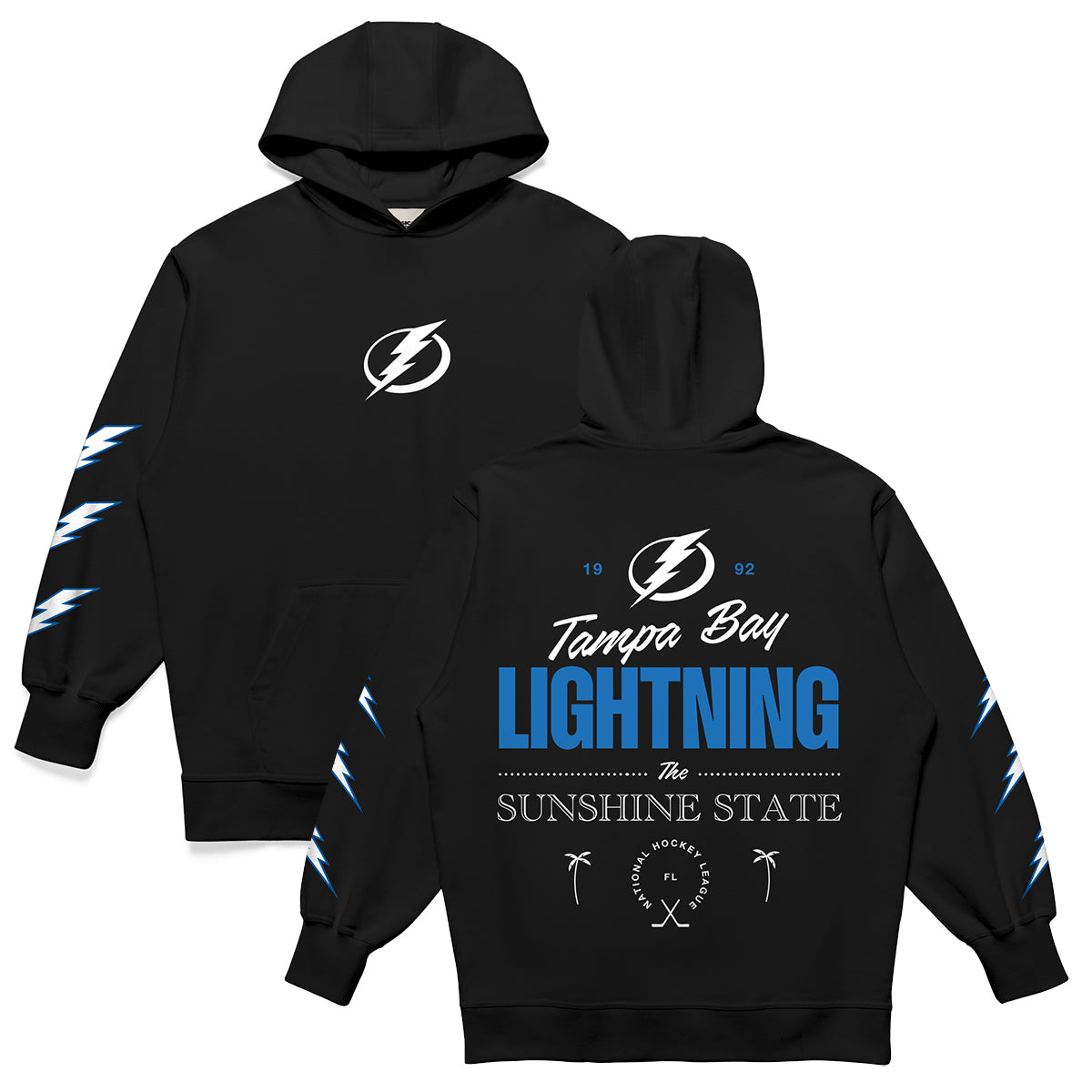Tampa Bay Lightning Basico Branco Sunshine State Hoodie