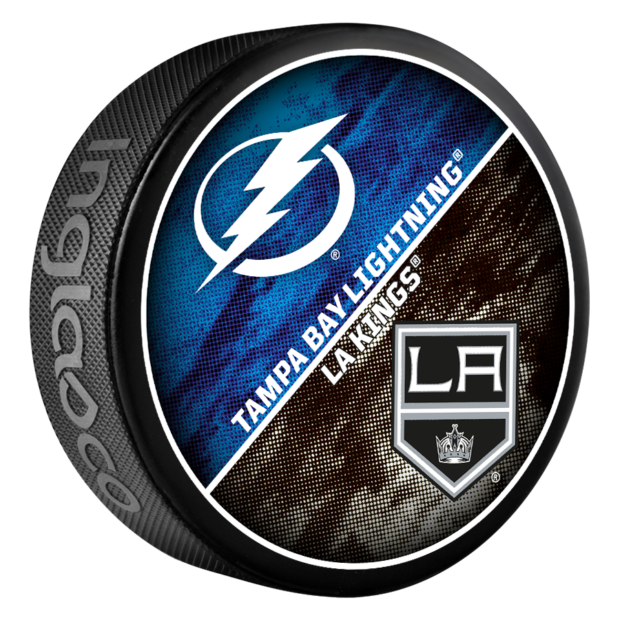 Tampa Bay Lightning 2023-24 Limited Edition Match-up Puck vs LA Kings