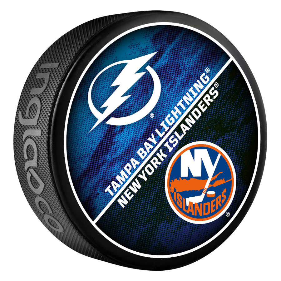 Tampa Bay Lightning 2023-24 Limited Edition Match-up Puck vs New York Islanders