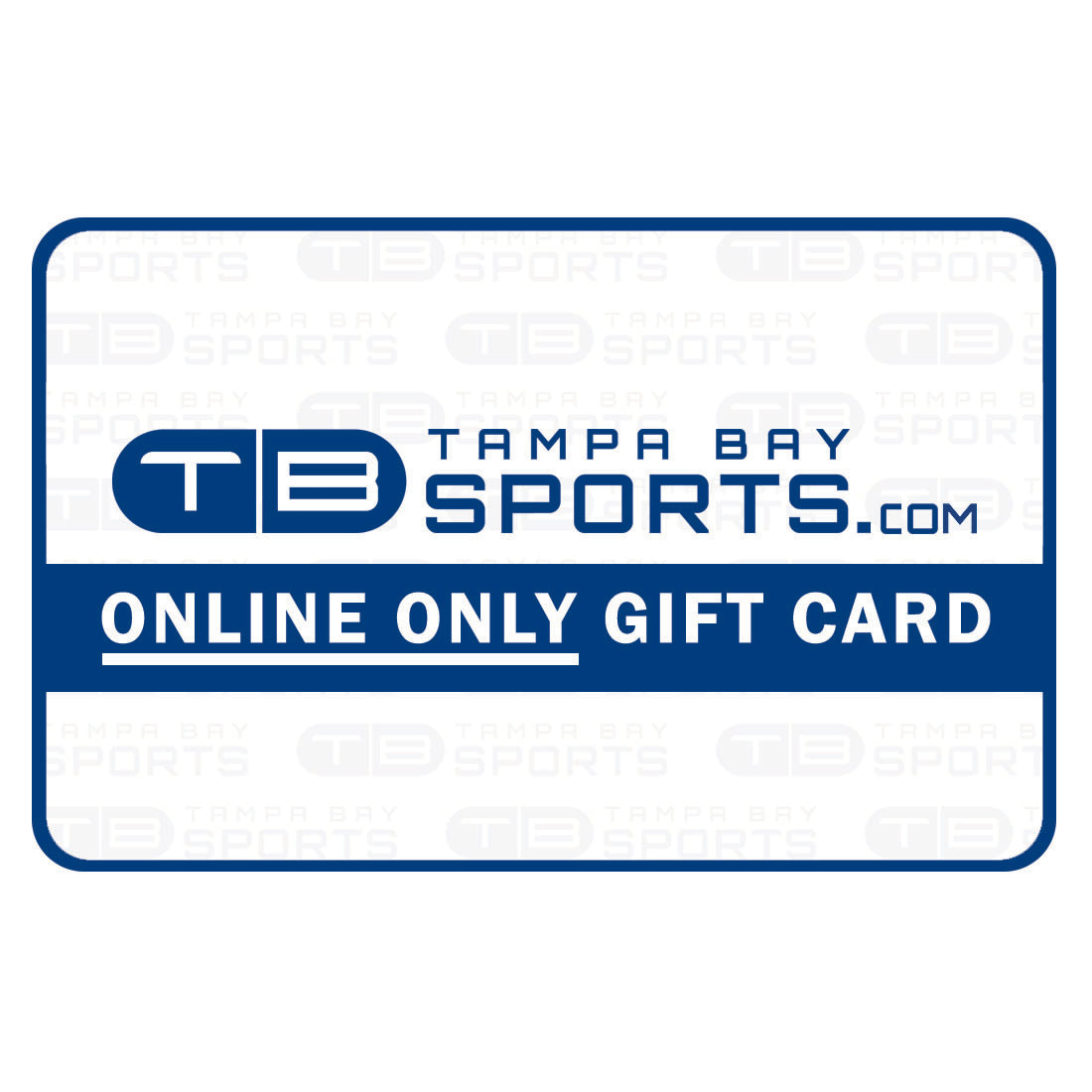TampaBaySports.com ONLINE ONLY Gift Card