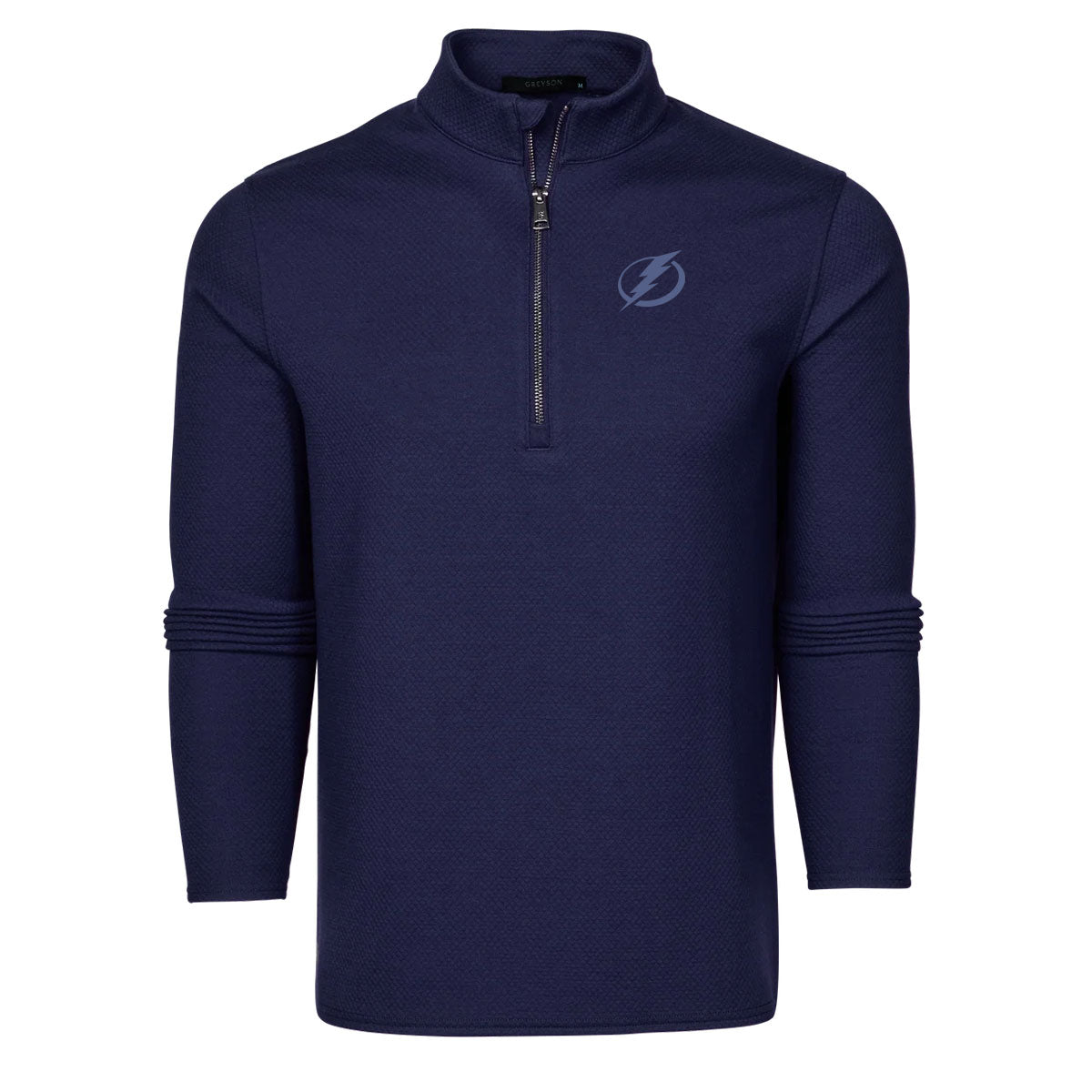 Men's Tampa Bay Lighting Greyson Troy Navy 1/4 Zip Pullover