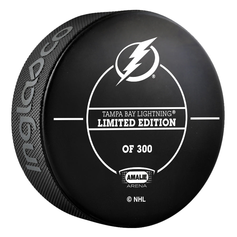 Tampa Bay Lightning Andrei Vasilevskiy 300 Wins Limited Edition Puck