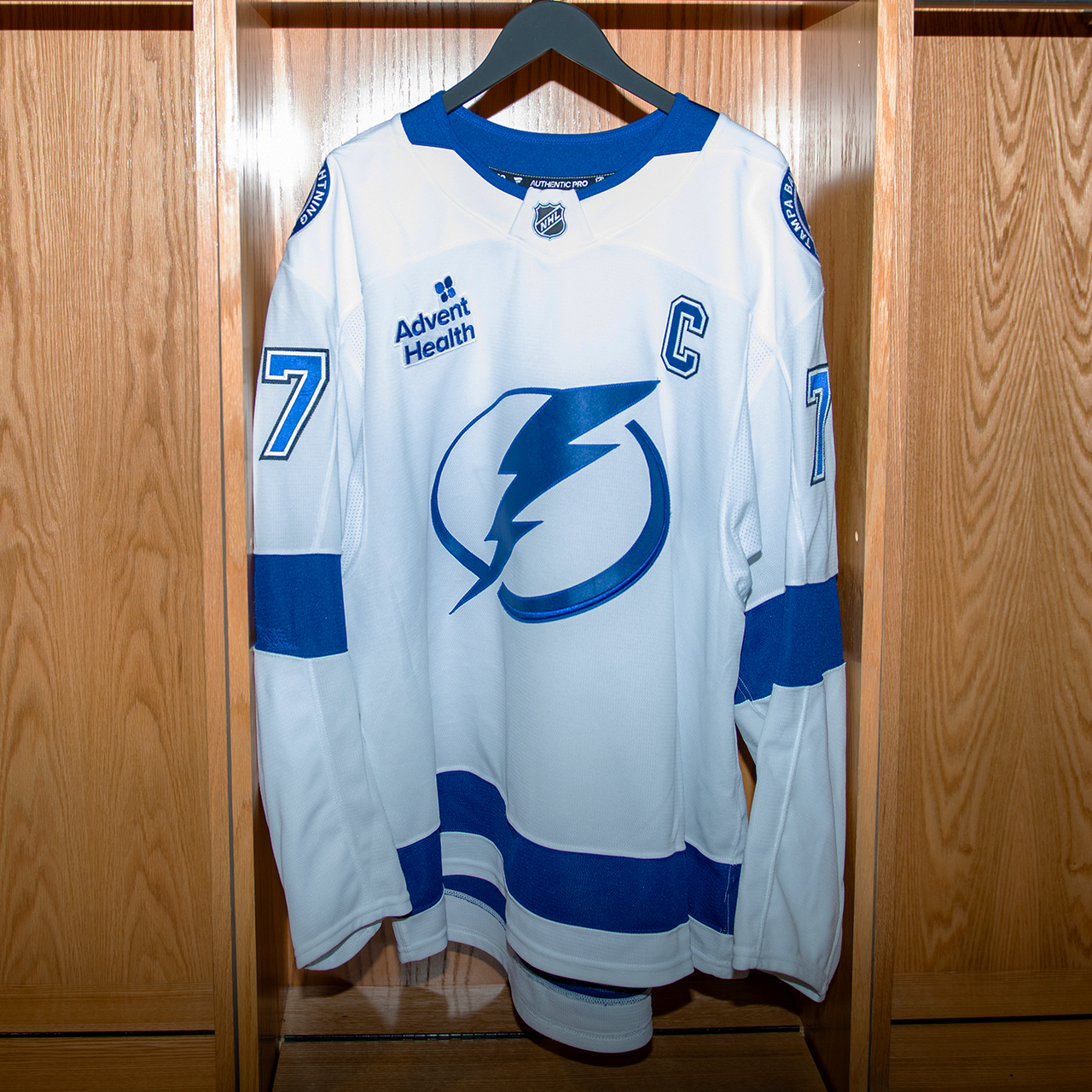 Victor Hedman Tampa Bay Lightning Game Worn Jersey 2024-2025 WHITE AWAY JERSEY SET #1