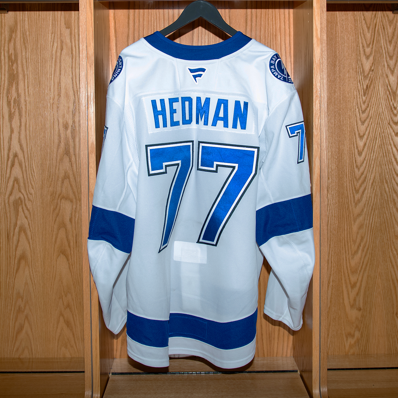 Victor Hedman Tampa Bay Lightning Game Worn Jersey 2024-2025 WHITE AWAY JERSEY SET #1