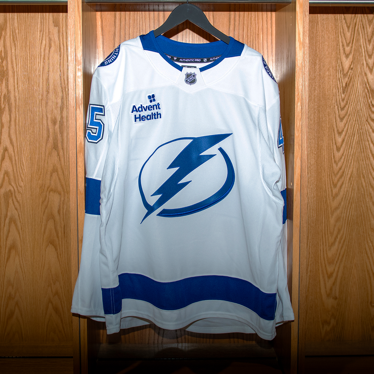 Svejkovsky Tampa Bay Lightning Game Issued Jersey 2024-2025 WHITE AWAY JERSEY SET #1