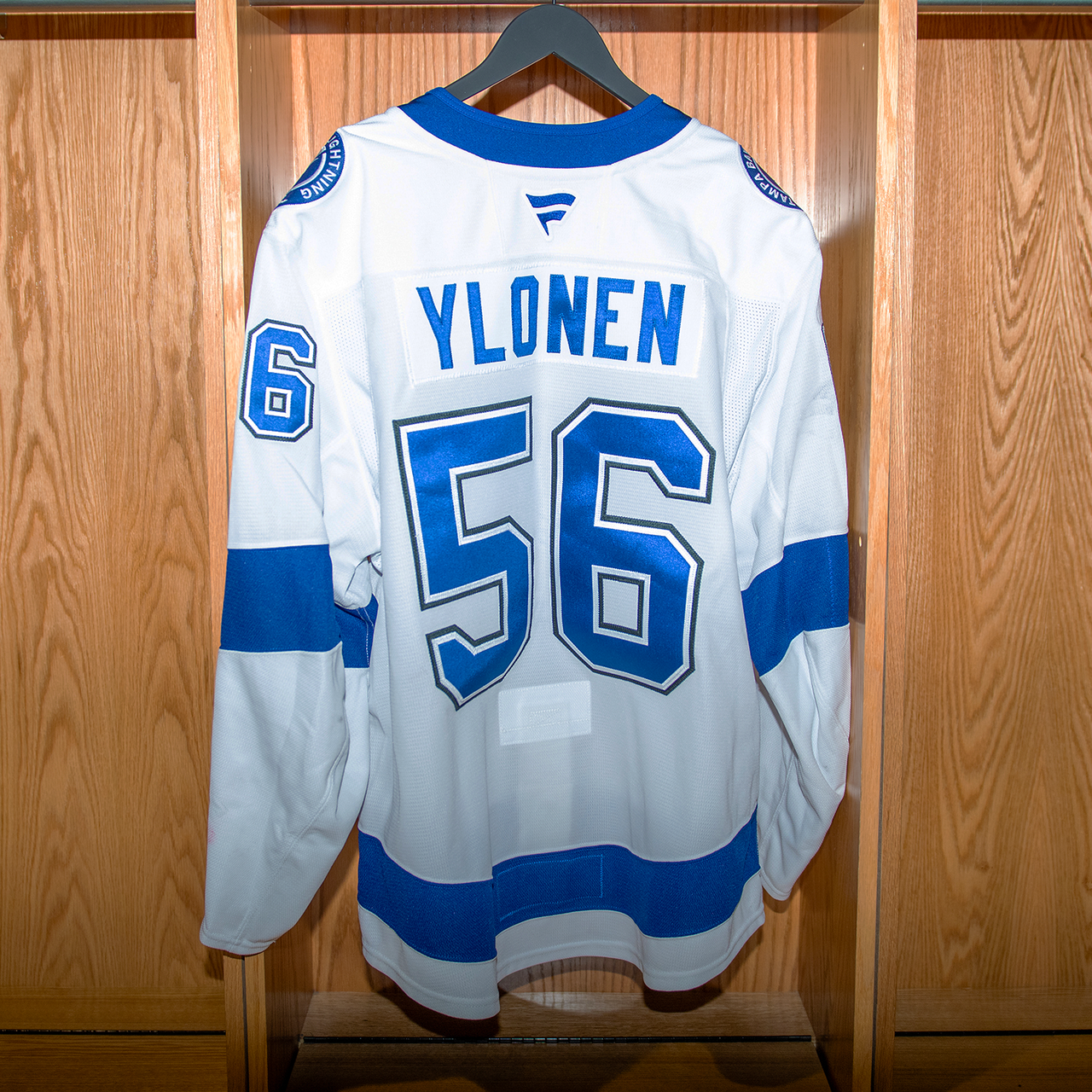 Ylonen Tampa Bay Lightning Game Issued Jersey 2024-2025 WHITE AWAY JERSEY SET #1