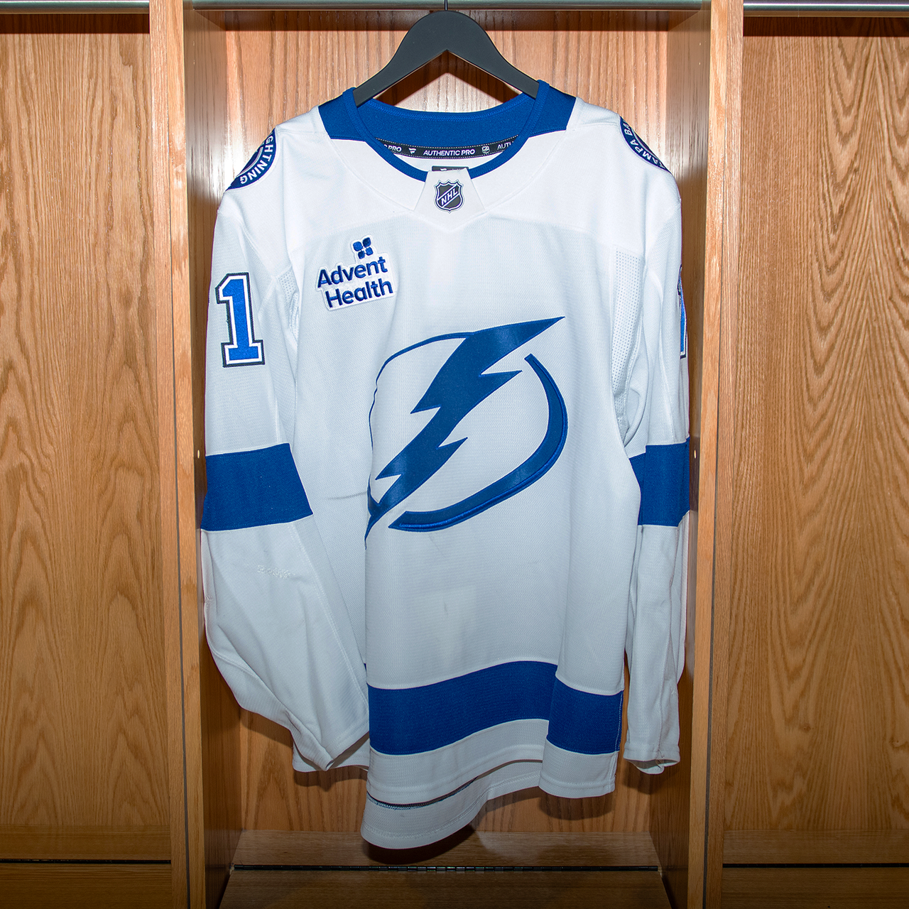 Anthony Cirelli Tampa Bay Lightning Game Worn Jersey 2024-2025 WHITE AWAY JERSEY SET #2