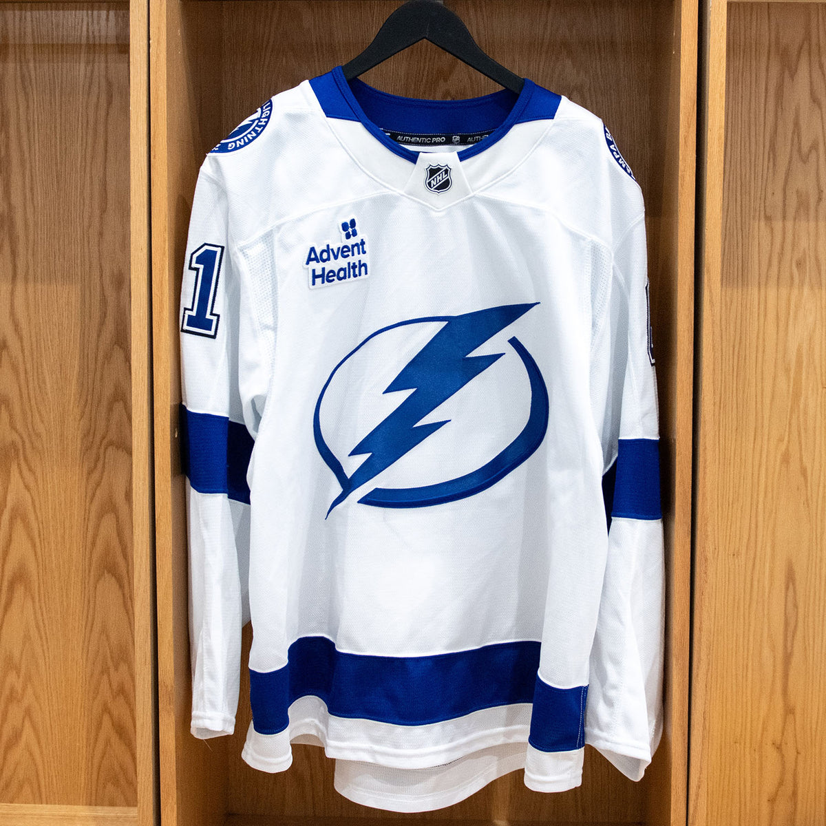 Boris Katchouk Tampa Bay Lightning Game Worn Jersey 2025-26 White Away Set #1