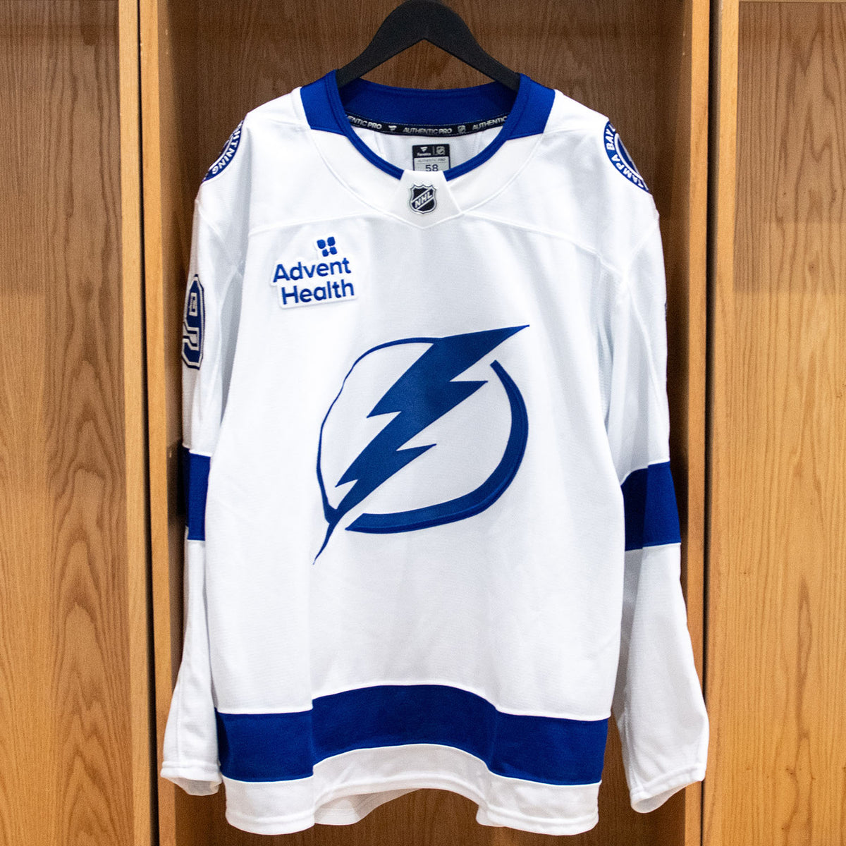 Wojciech Stachowiak Tampa Bay Lightning Game Issued Jersey 2025-26 White Away Set #1