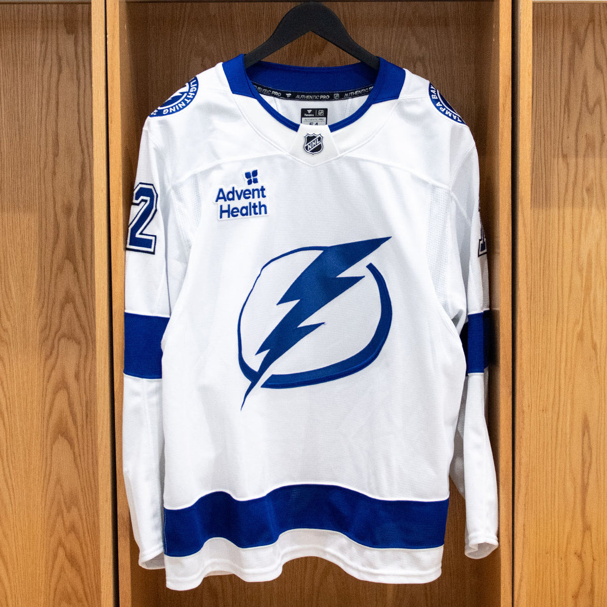 Jakob Pelletier Tampa Bay Lightning Game Worn Jersey 2025-26 White Away Set #1