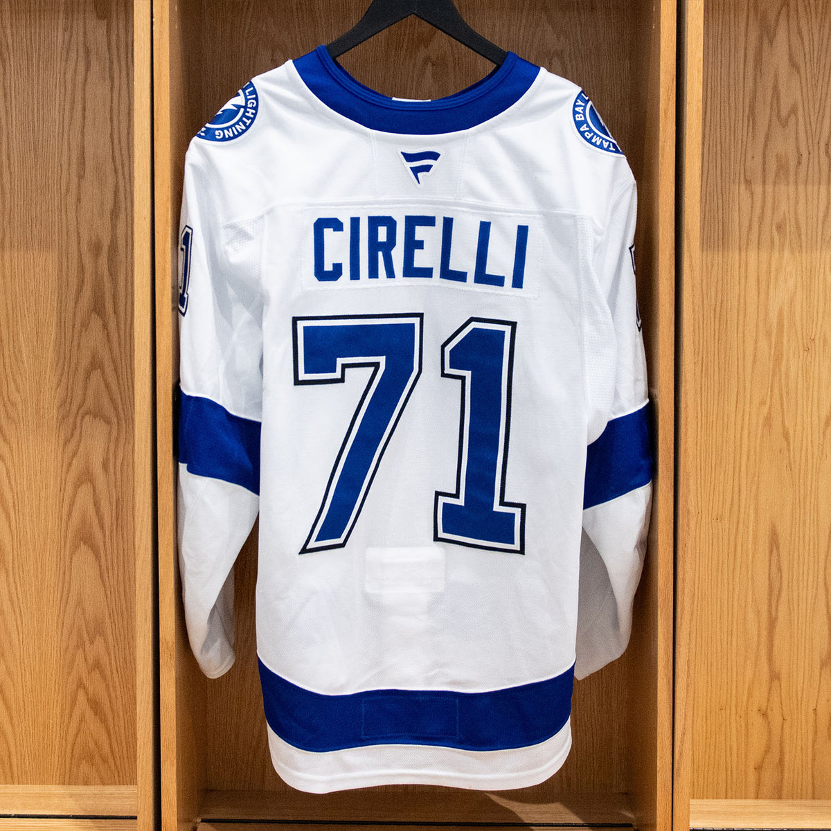 Anthony Cirelli Tampa Bay Lightning Game Worn Jersey 2025-26 White Away Set #1