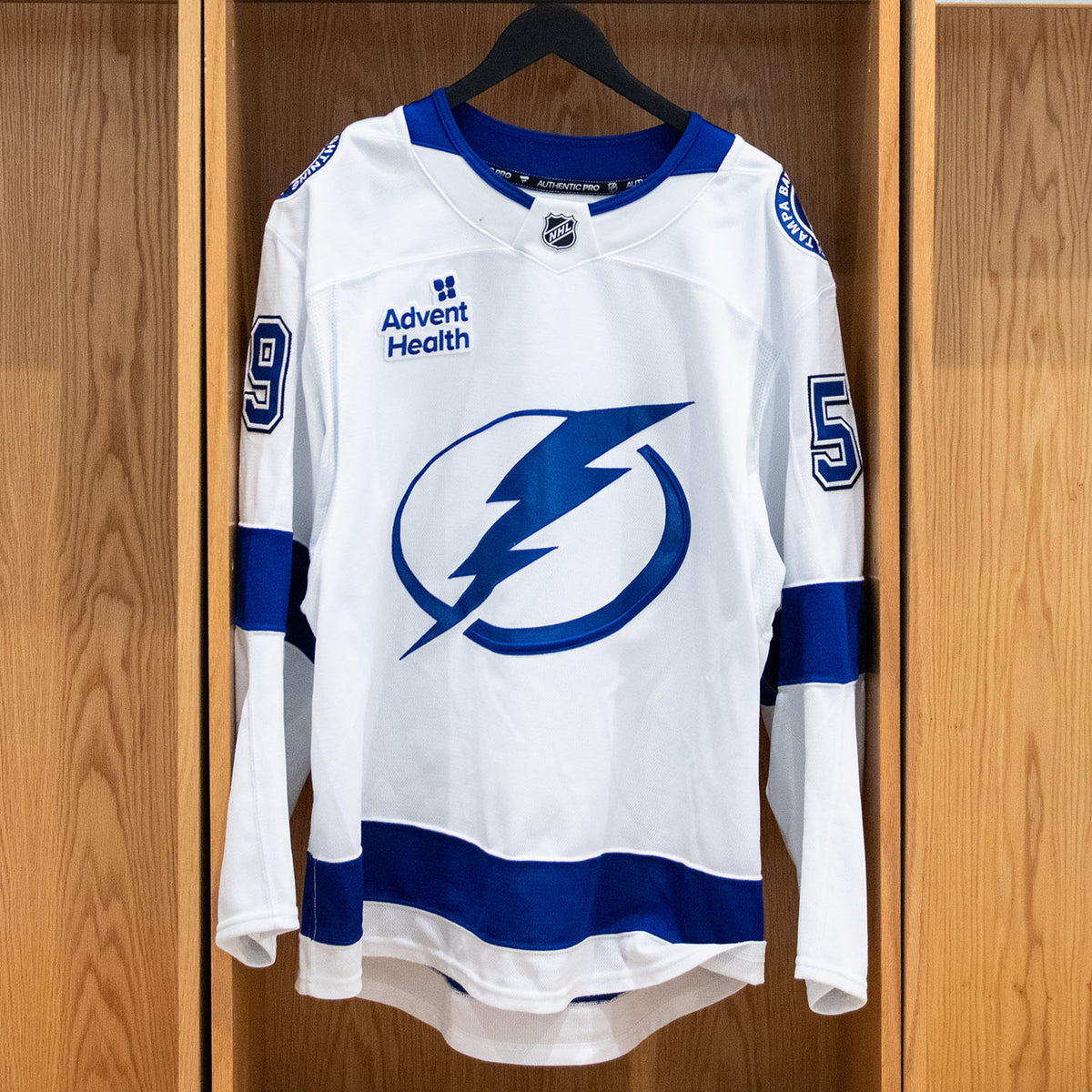 Jake Guentzel Tampa Bay Lightning Game Worn Jersey 2025-26 White Away Set #1