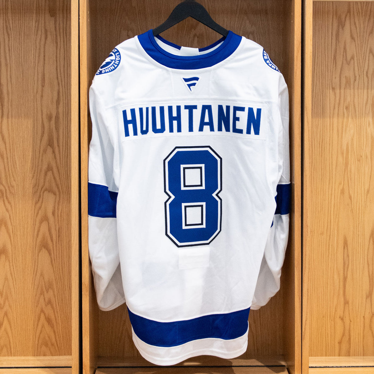 Huuhtanen Tampa Bay Lightning Game Issued Jersey 2025-26 White Away Set #1