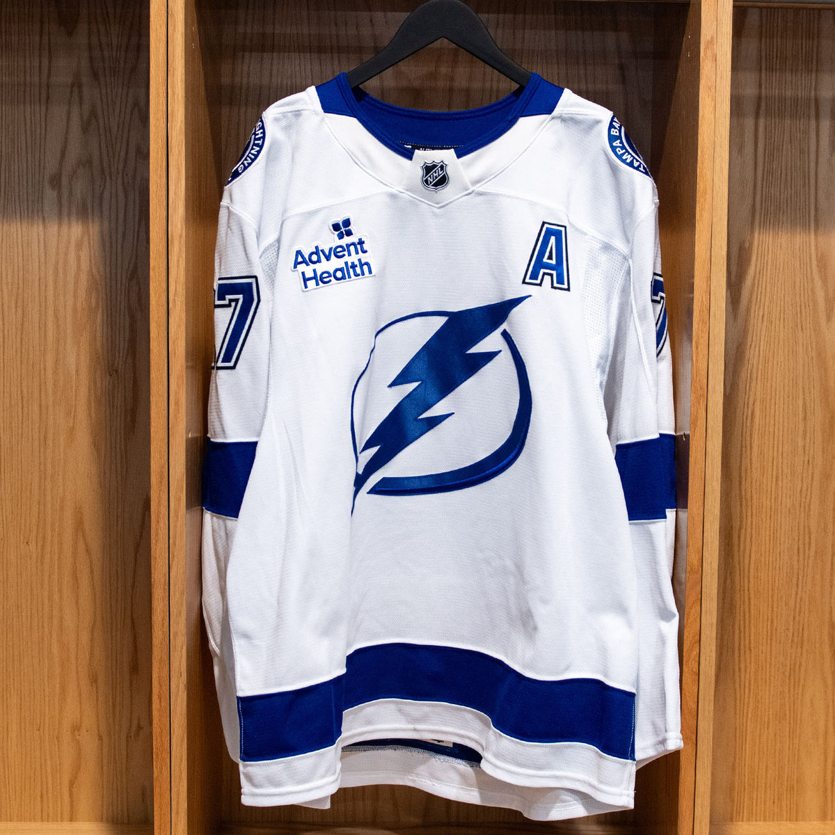 Ryan McDonagh Tampa Bay Lightning Game Worn Jersey 2025-26 White Away Set #1